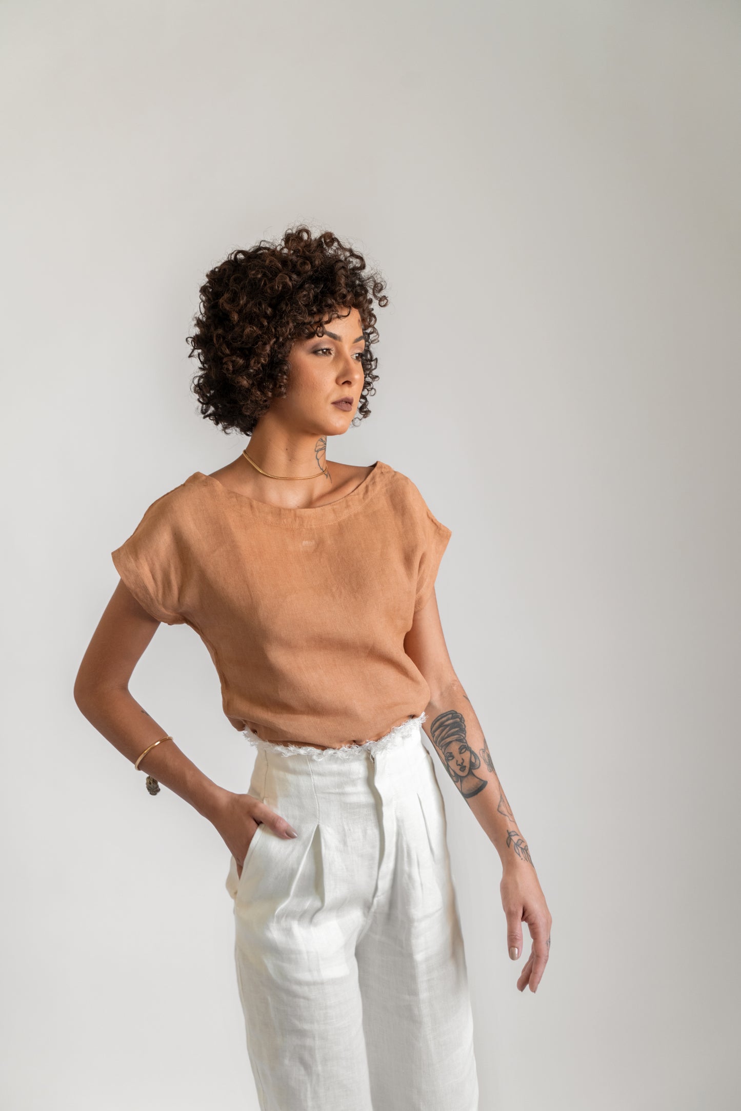 Blusa Linho Canola