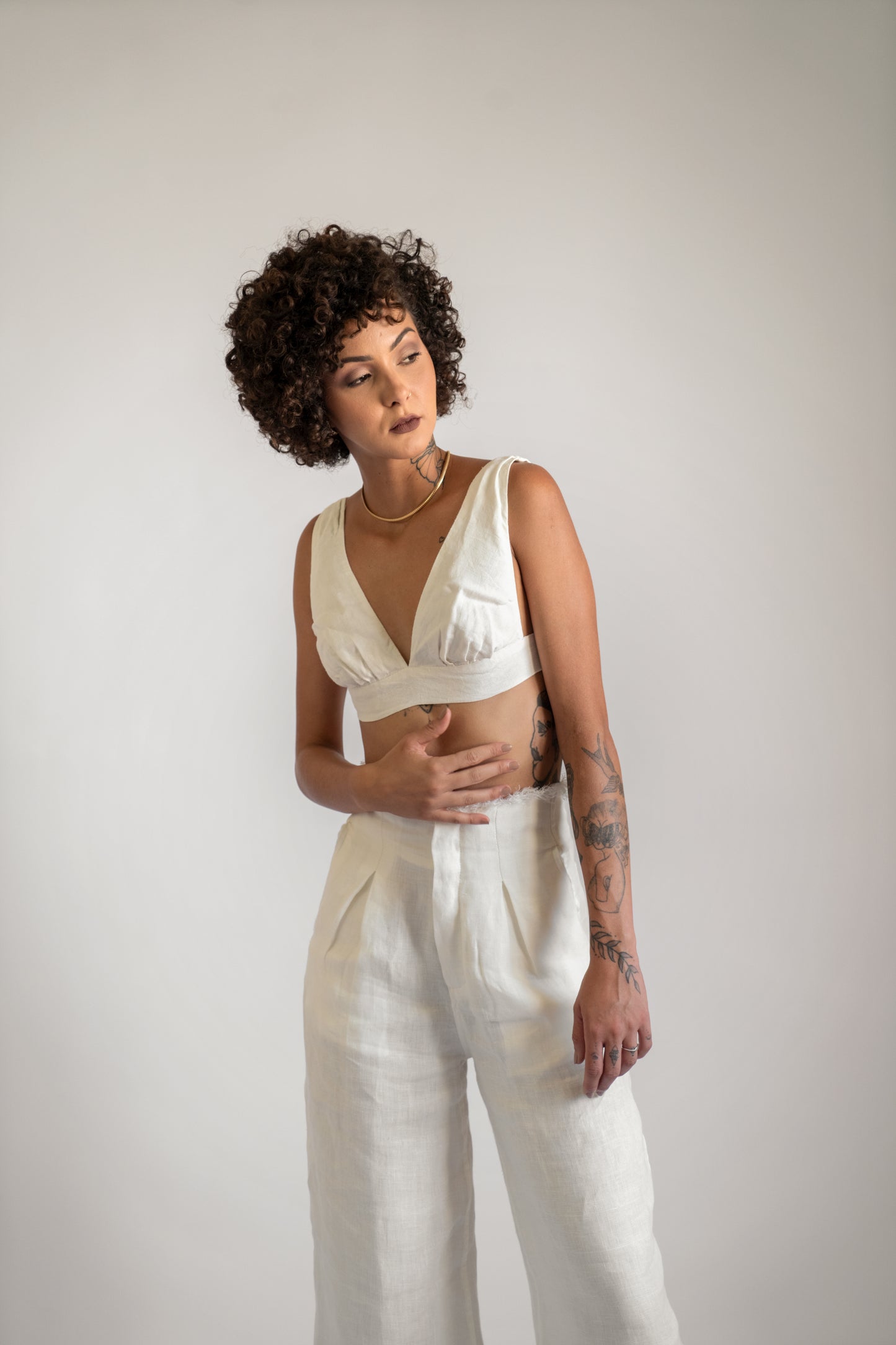 Top Linho Lírio