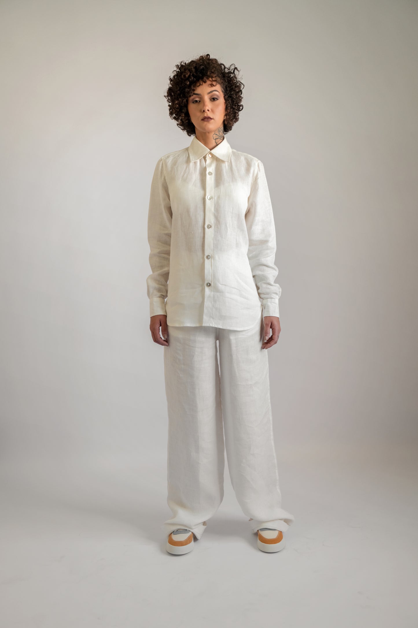 Camisa Linho Pinhão